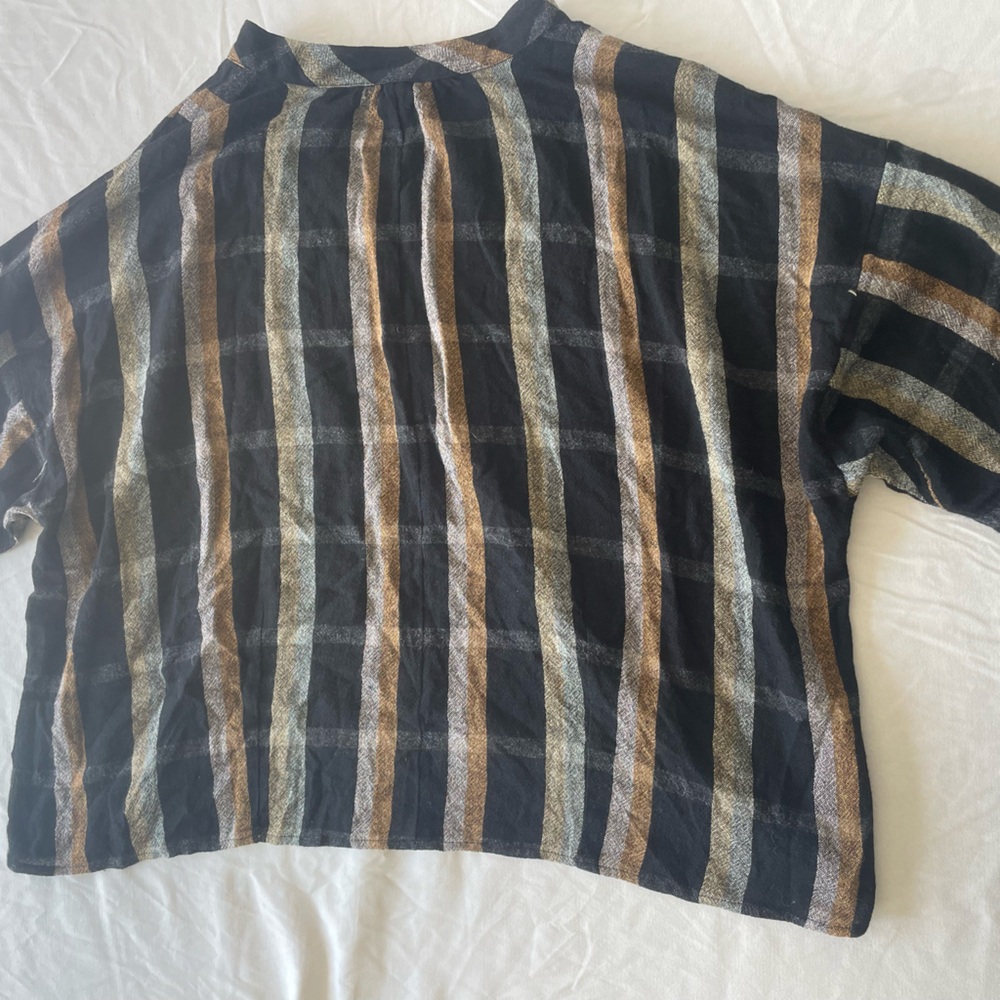 Madewell Oversized XL Highroad Popover Shirt in Lessing Plaid extra large - Picture 6 of 10